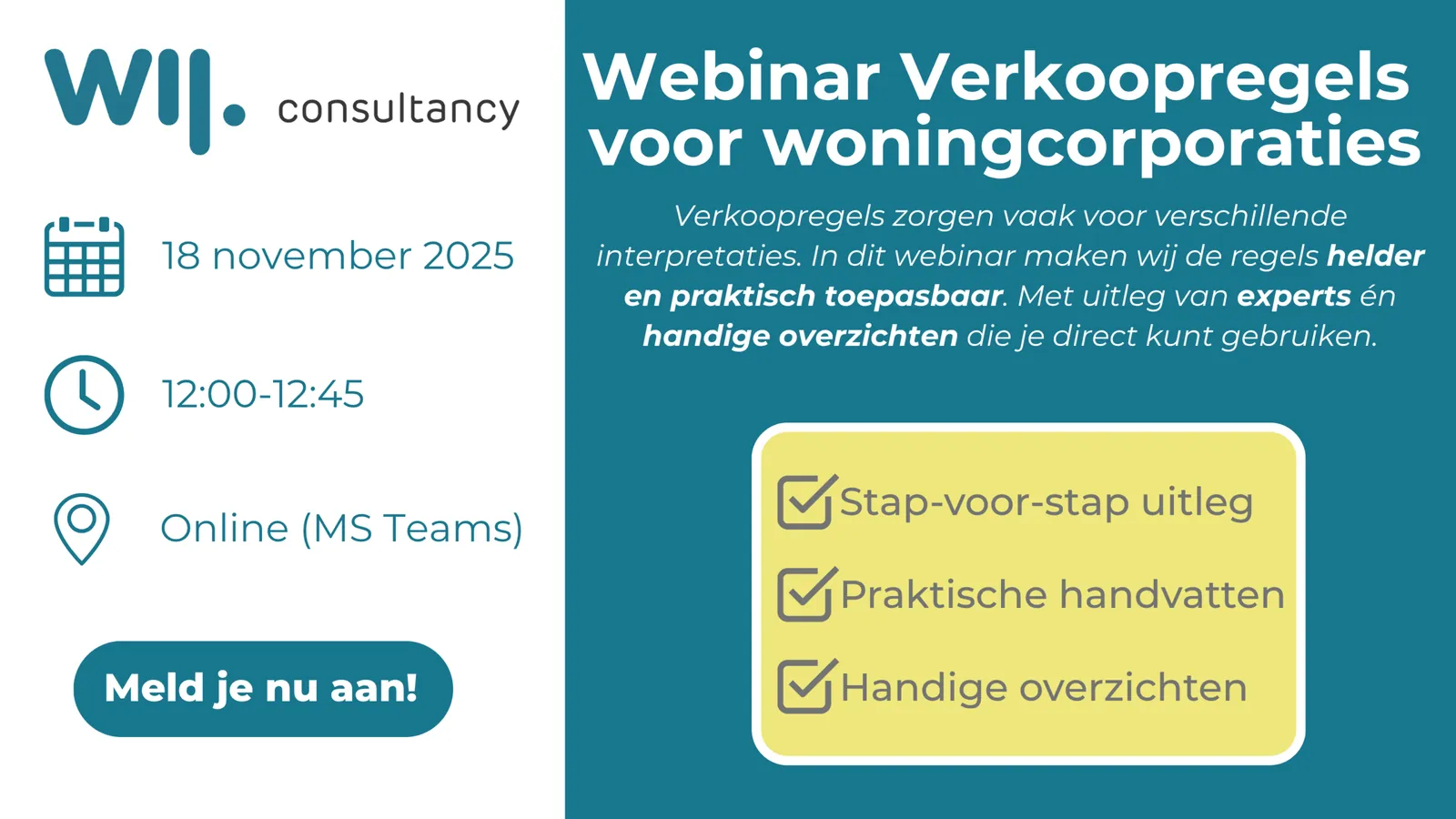 Webinar Verkoopregels