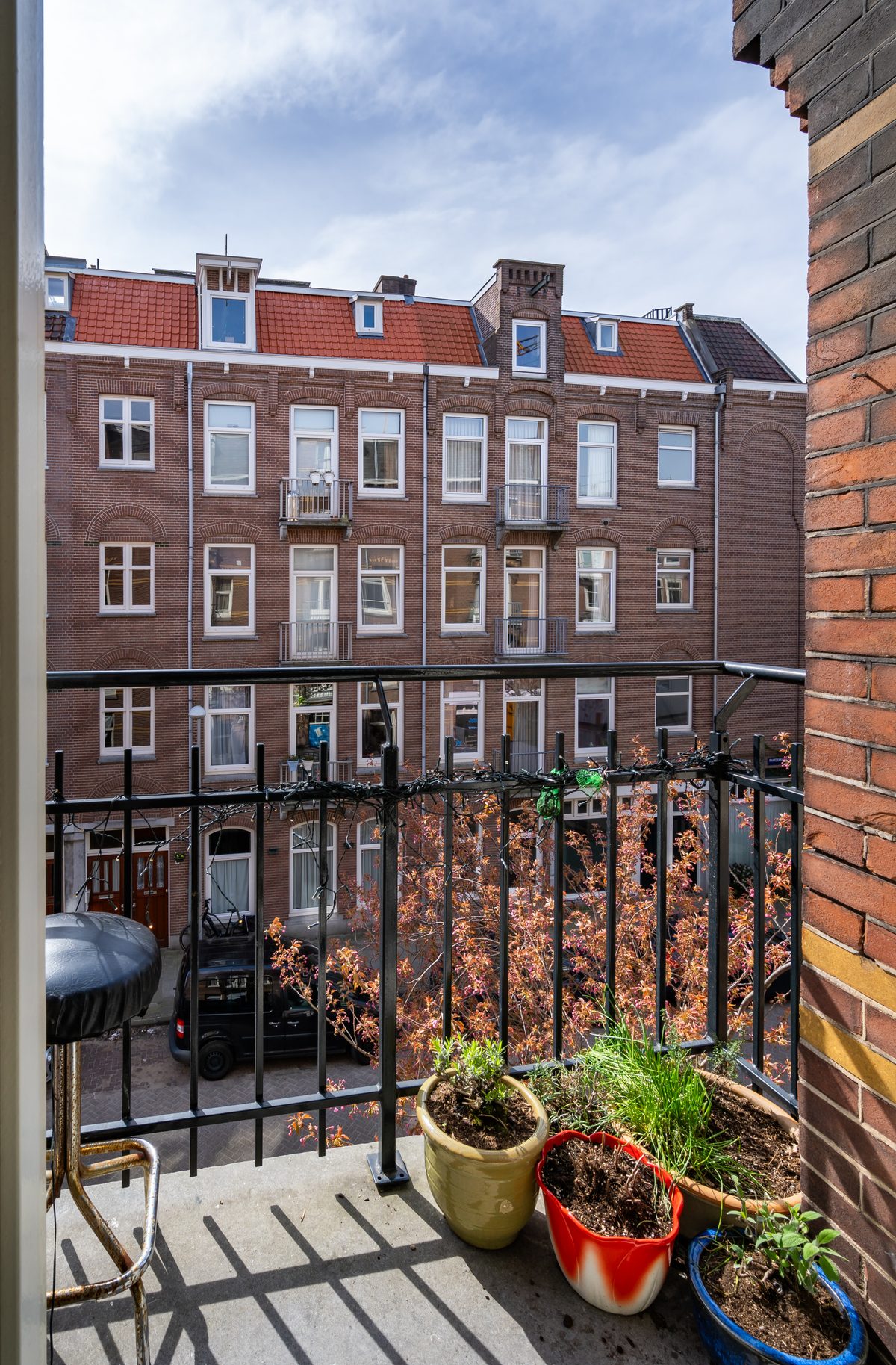 Uitzicht vanaf balkon