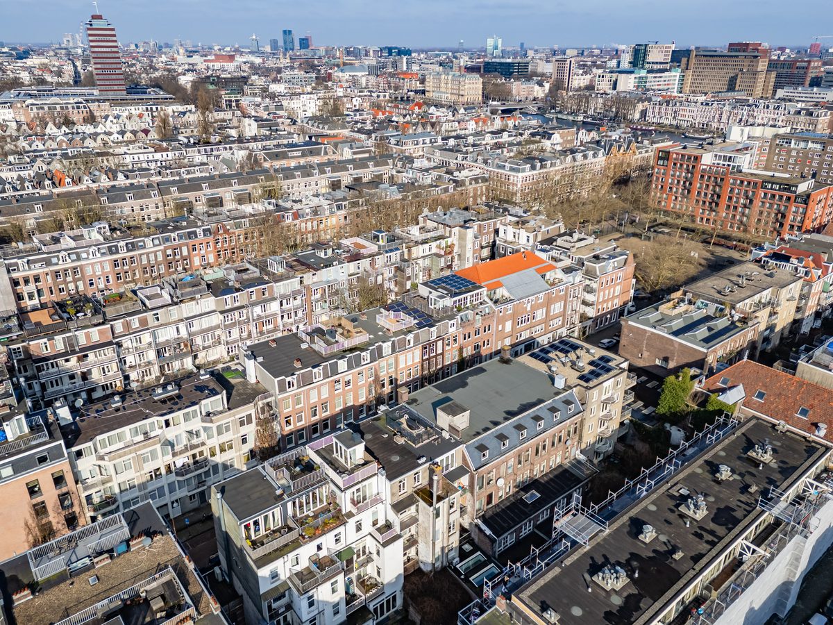 Luchtfoto De Pijp Amsterdam