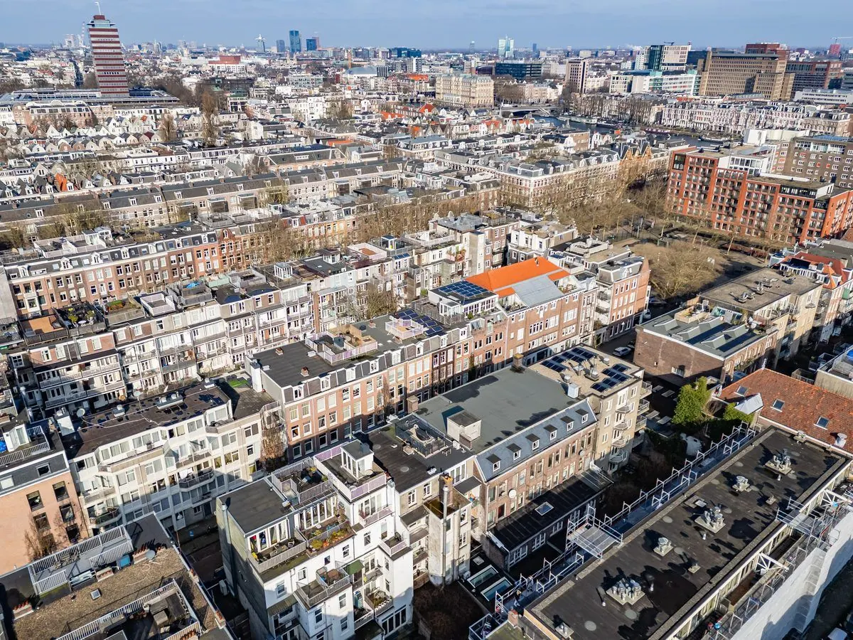 Luchtfoto De Pijp Amsterdam